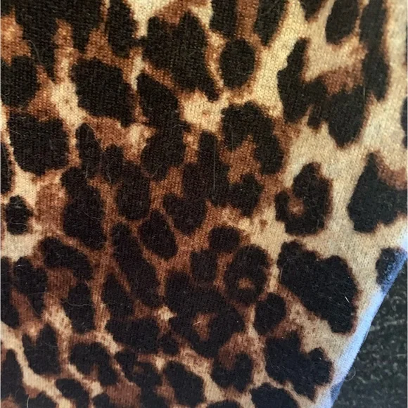 GRATEFUL HEARTS Woman’s Buffalo Plaid Leopard Print Cheetah Animal Print Top XXL - Picture 7 of 9